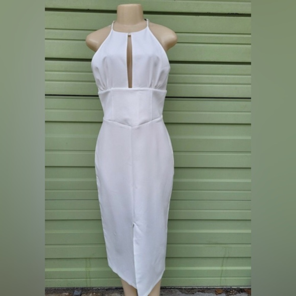 Zara White Halter Dress - Picture 4 of 4